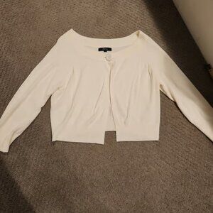 EXPRESS Brand Cropped Open Front Cardigan. Sz L Must see $58 - BENEFITS RESCUE